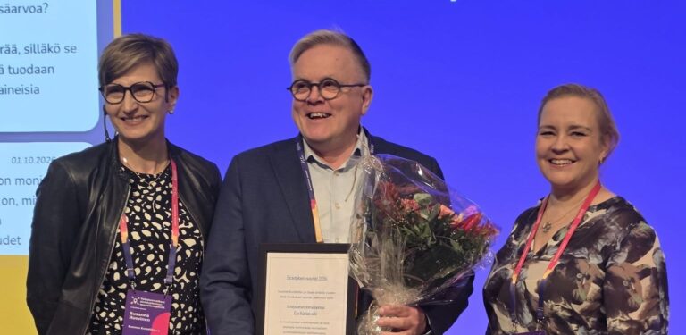 Sivistyksen suunta 2026 -palkinto Esa Kohtamäelle